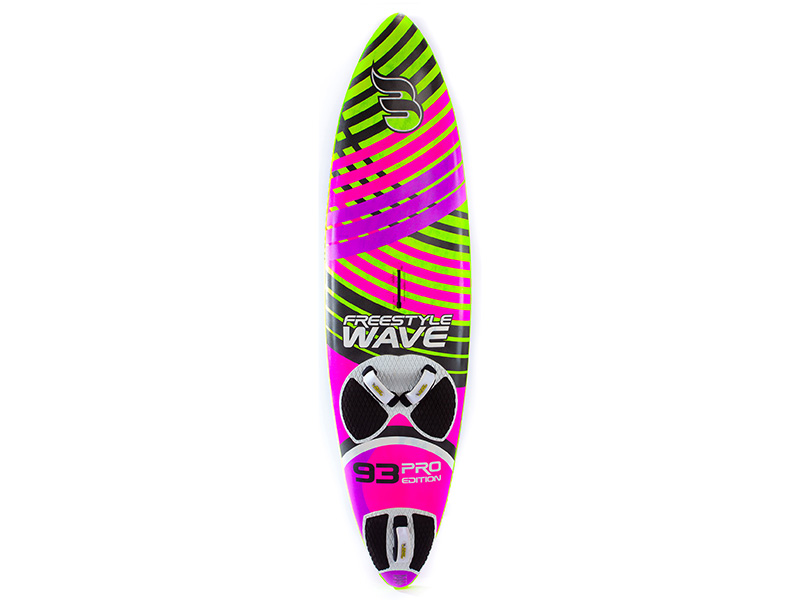 Beast Boards FreestyleWave Windsurf  93L PRO Pink/Yellow