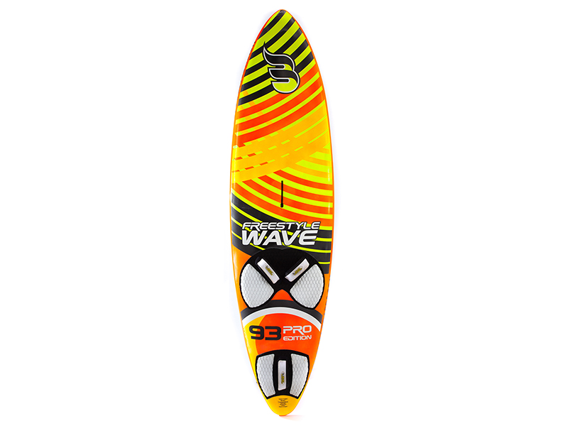 Beast Boards FreestyleWave Windsurf  93L PRO Red/Yellow