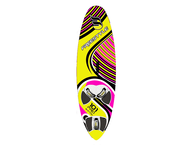 Beast Boards Freestyle Windsurf  85L PRO Yellow/Pink
